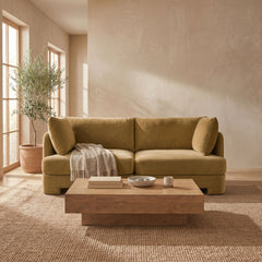 Hammond - Velvet Performance Fabric Upholstered 2 Piece Loveseat
