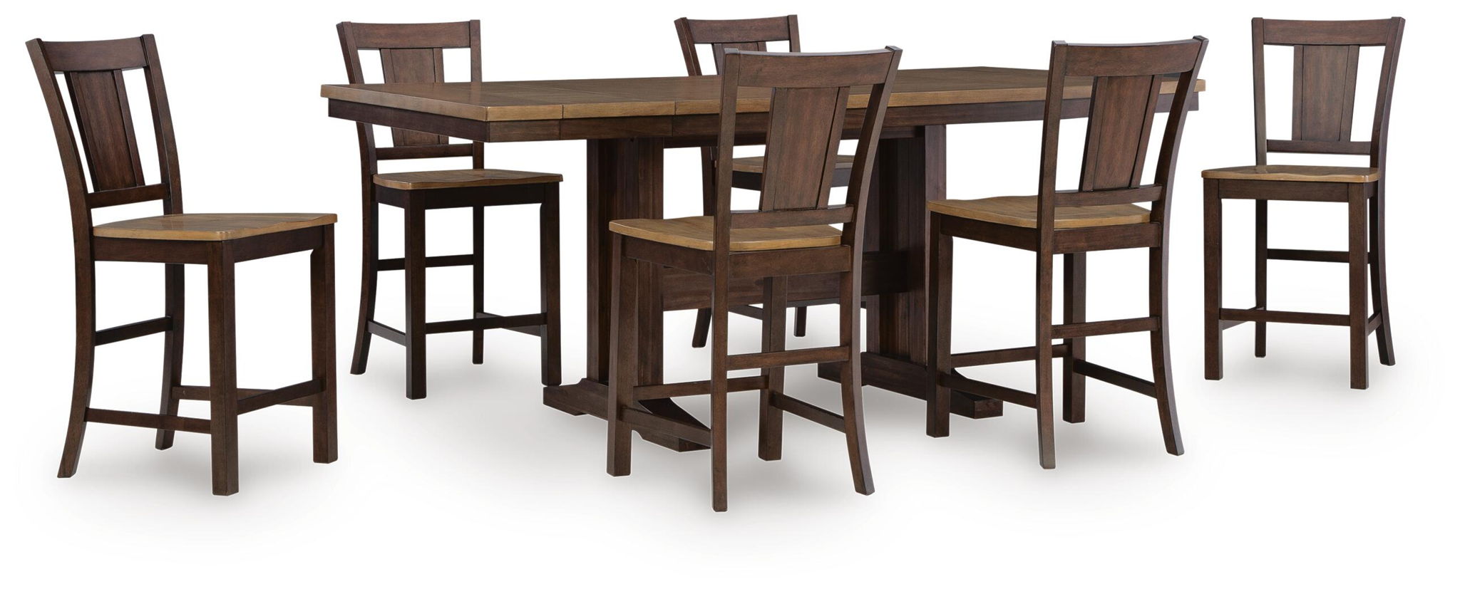 Rylandeen - Counter Height Extension Dining Table Set