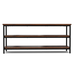 Skyler - TV Media Stand - Dark Cognac Brown