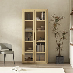 Rivington - Bookcase Cabinet With Glass Doors