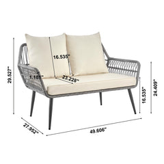 Portofino - 4 Piece Outdoor Conversation Set