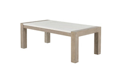 T1321 - Coffee Table - Natural / White