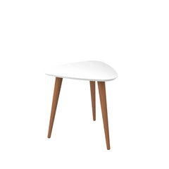 Utopia - Triangle End Table - White