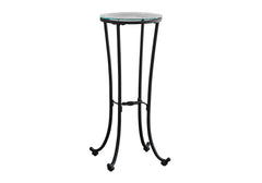 Accent Side Table, Plant Stand, Round, Contemporary & Modern - Black