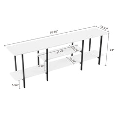 Celine - 3 Shelf Console Table