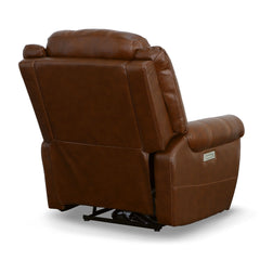 Oscar - Power Recliner With Power Headrest - Grizzly