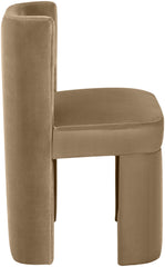 Zuno - Velvet Performance Fabric Upholstered Dining Chair (Set of 2)