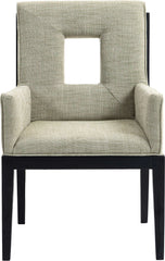 Gwendolyn - Dining Arm Chair With Black Frame