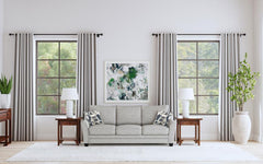 Tomkins - Boucle Upholstered Sofa - Light Gray