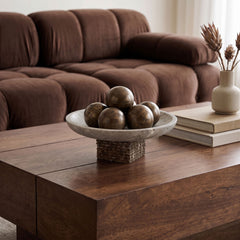 Colannade - Genuine Travertine Bowl