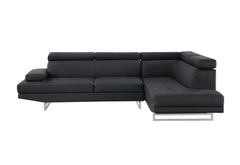 U9784 - Right Arm Facing Sectional - Black