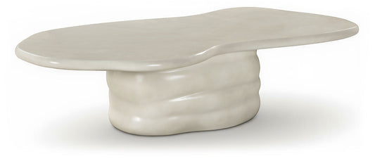 Branna - Concrete Coffee Table - Taupe