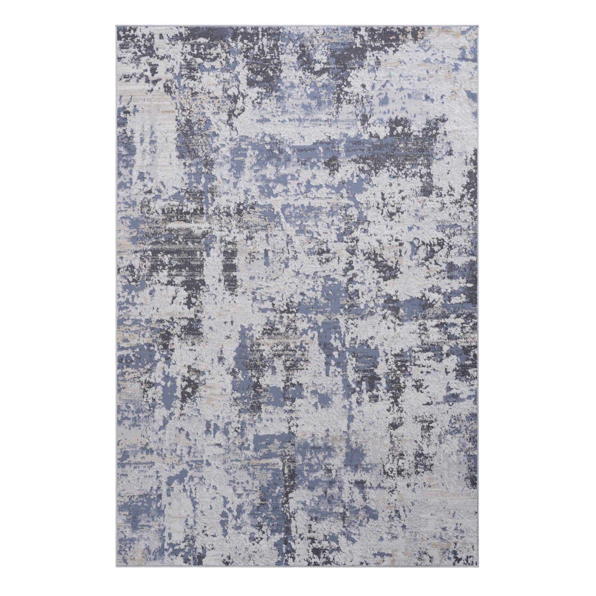 Payas - 6' X 9' Abstract Area Rug - Gray