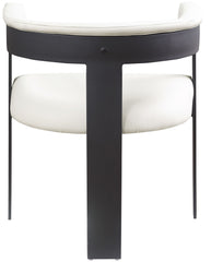 Romeo - Faux Leather Dining Chair With Black Base (Set of 2)