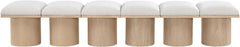 Pavilion - 6 Piece Modular Bench With Natural Base