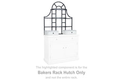Greddinton Bakers Rack Hutch