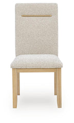 Lasinger - Dining Upholstered Side Chair (Set of 2) - Light Brown