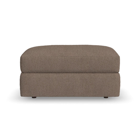 Chevy - Fabric Ottoman Pouf - Brown