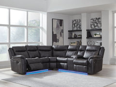 Sultan Meadow - Carbon - 2-Piece Reclining Sectional