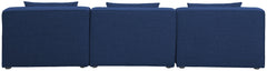 Cube - Linen Modular 3 Seat Armless Sofa
