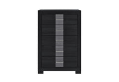 Optimus - 5 Piece Queen Bedroom Set - Black