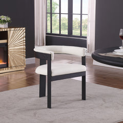 Romeo - Faux Leather Dining Chair With Black Base (Set of 2)