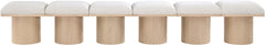 Pavilion - 6 Piece Modular Bench With Natural Base