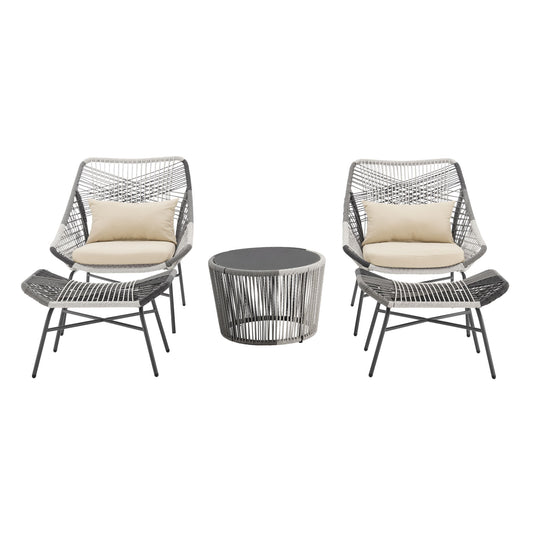 Ashland - 5 Piece Outdoor Conversation Set