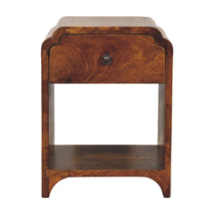 Newton - Mini Nightstand With A Drawer And Open Shelf