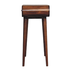 Mini Round Fold Vanity - Chestnut