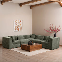 Stellar - 5 Piece Upholstered Modular Sectional