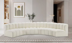 Arc - Faux Leather 6 Piece U-Shaped Modular Sofa