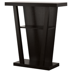 Evanna - 2-Shelf Engineered Wood Console Table - Cappuccino