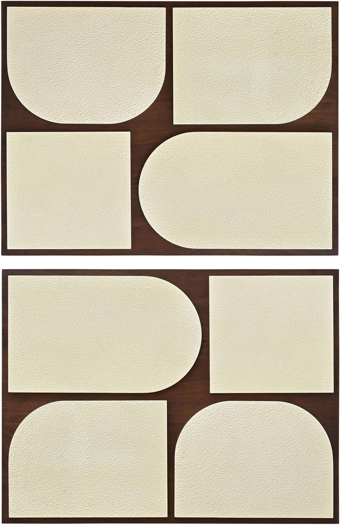 Icon - Mango Wood 2 Piece Wall Art