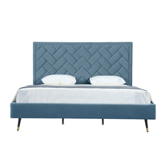 Crosby - Bed With Upholstered Headboard And Slats