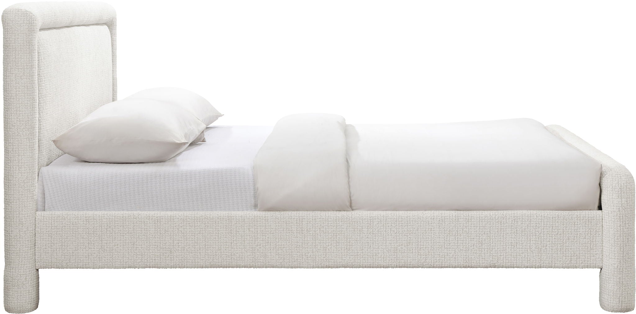 Baylor - Fabric With Interwoven Chenille Upholstered Bed