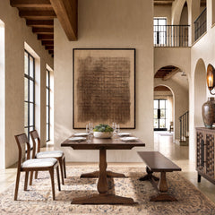 Whitmore - Trestle Dining Table - Dark Brown