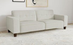 Deerhurst - Upholstered Track Arm Tufted Sofa - Greige