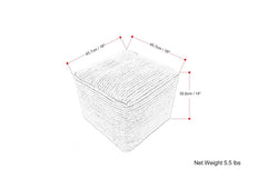 Eastmont - Outdoor / Indoor Pouf - Cream