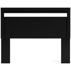 Finch - Queen Panel Headboard - Black