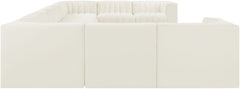 Rummi - Velvet Performance Fabric Upholstered 10 Piece Modular Sectional