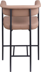 Malin - Faux Leather Counter Stool (Set of 2) - Tan