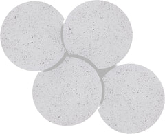 Dimple - 4 Piece Modular Coffee Table - Terazzo Finish