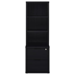 Westpark - 3-Shelf Bookcase USB And Lockable Drawer