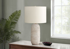 Lighting, Table Lamp, Resin, Transitional - Cream