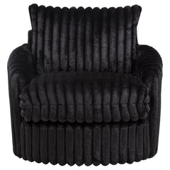Sarco - Corduroy Upholstered Swivel Accent Arm Chair