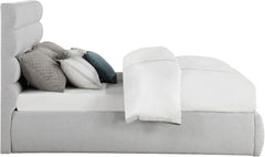 Adam - Linen Fabric Bed With 52" Headboard