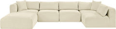 Shaggy - 6 Piece Modular U-Shaped Sectional