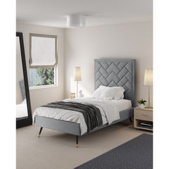 Crosby - Bed With Upholstered Headboard And Slats
