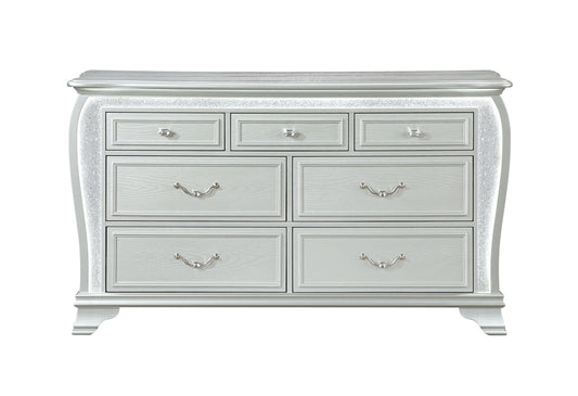 Aria - Dresser With LED - Silver